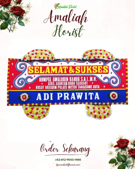 Papan Bunga Ucapan Selamat Sukodadi
